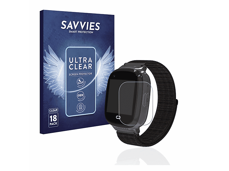 SAVVIES 18x Schutzfolie(für Pthtechus GPS 4G klare T30)