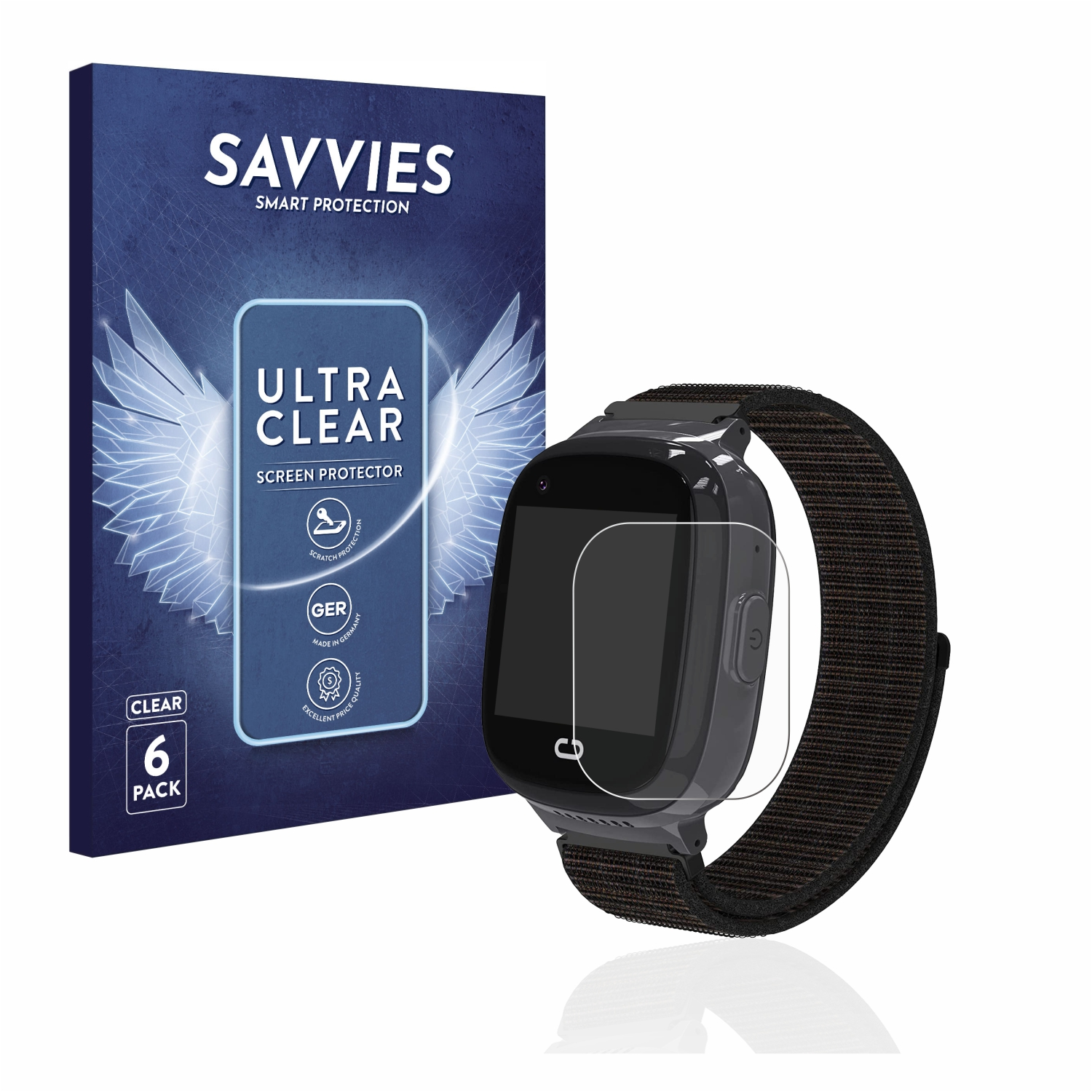 SAVVIES 6x klare Schutzfolie(für Pthtechus GPS 4G T30)