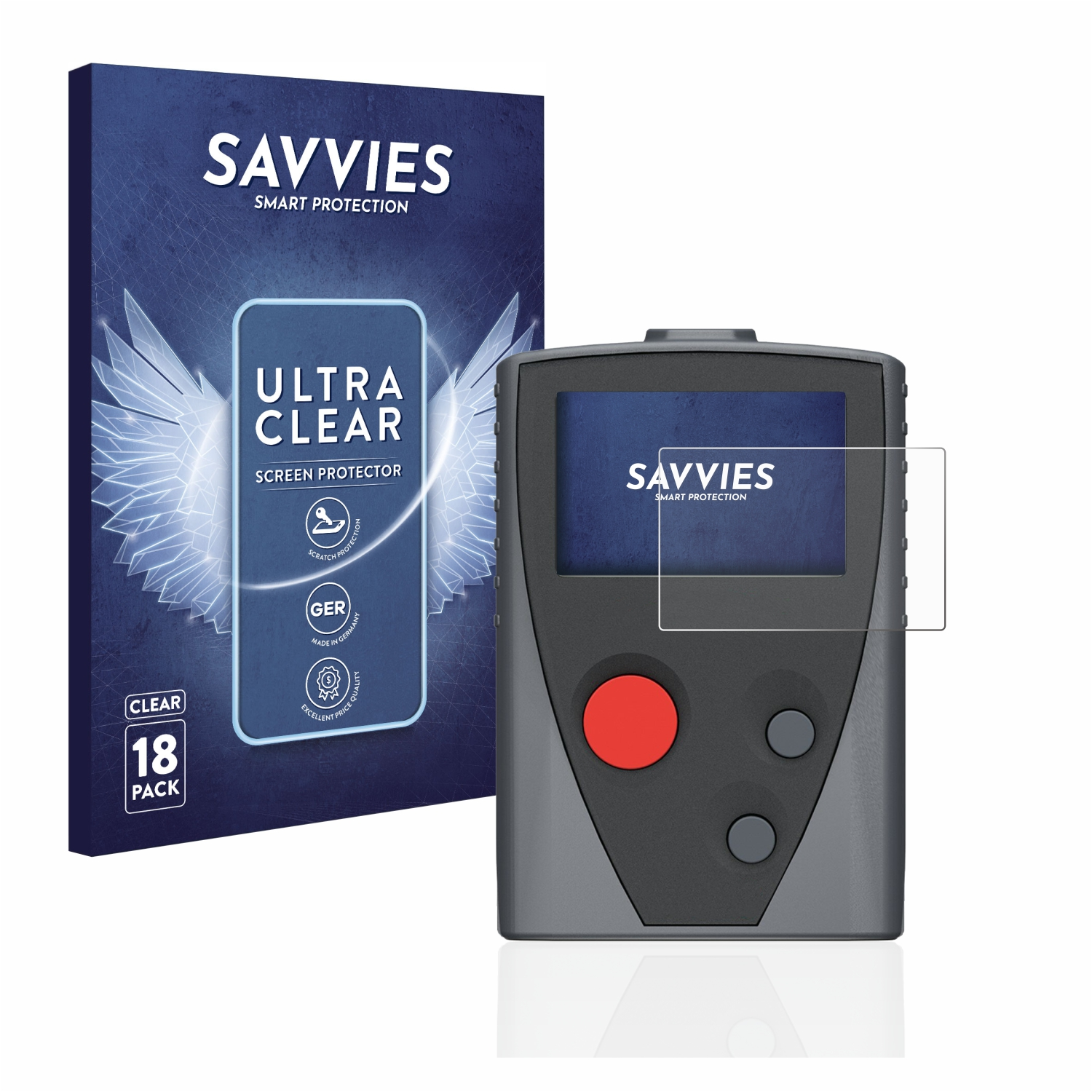 Swissphone klare Boss 935) 18x Schutzfolie(für SAVVIES