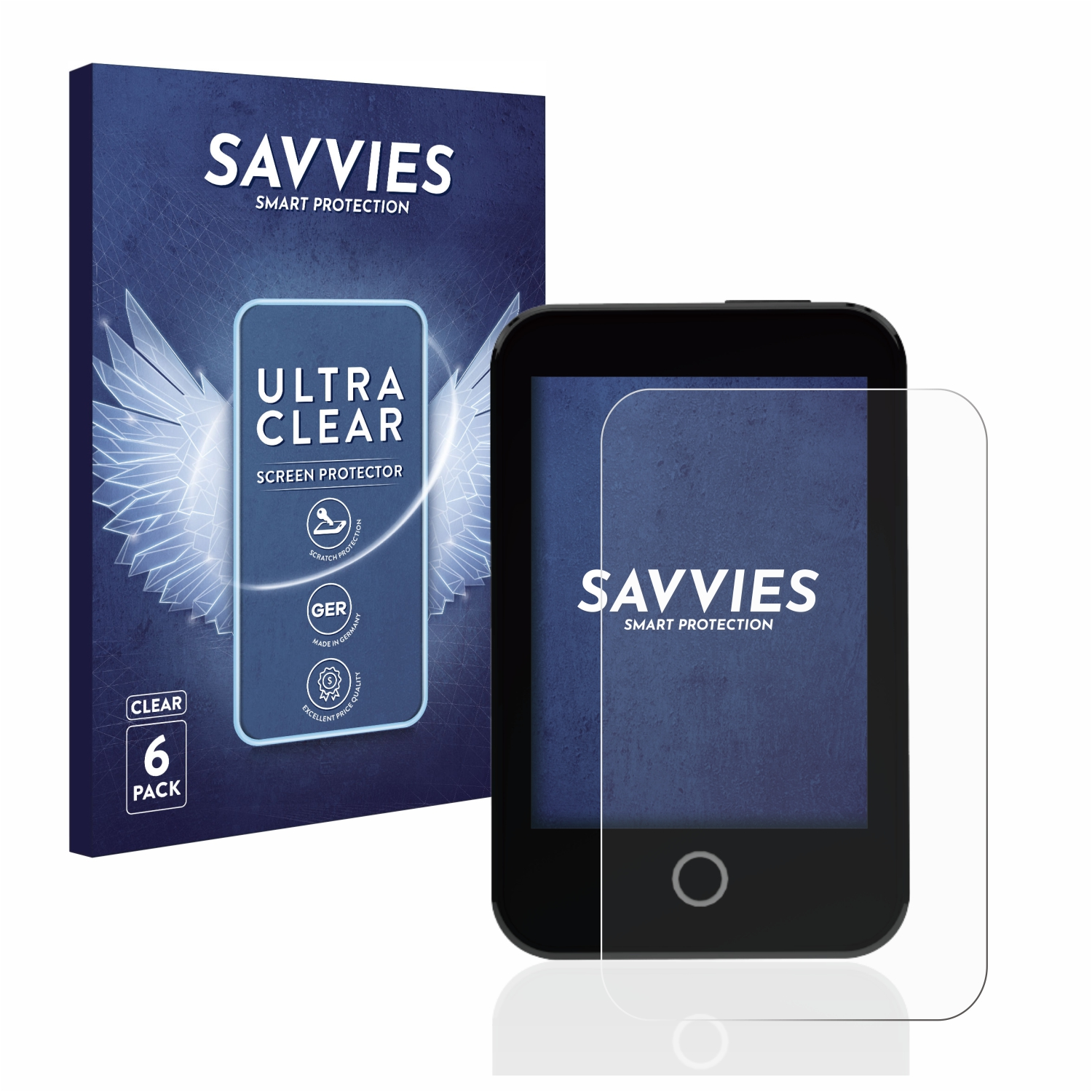 6x Touchcare Medtrum CGM) SAVVIES nano Schutzfolie(für klare