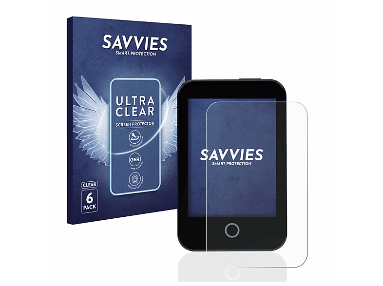 6x SAVVIES Touchcare Schutzfolie(für nano klare CGM) Medtrum