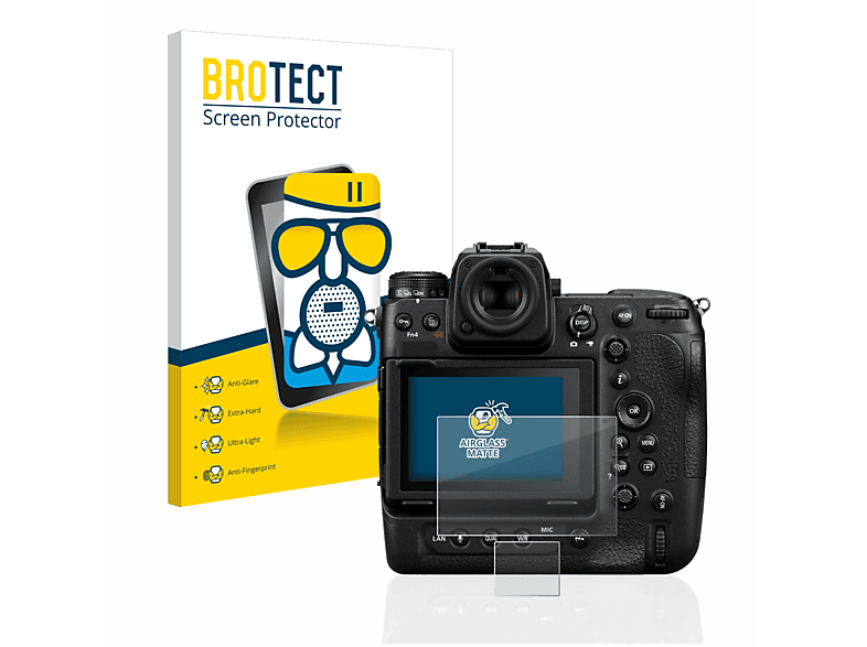BROTECT Airglass 9 (Display matte Schutzfolie(für Nikon Z Schulterdisplay)) 
