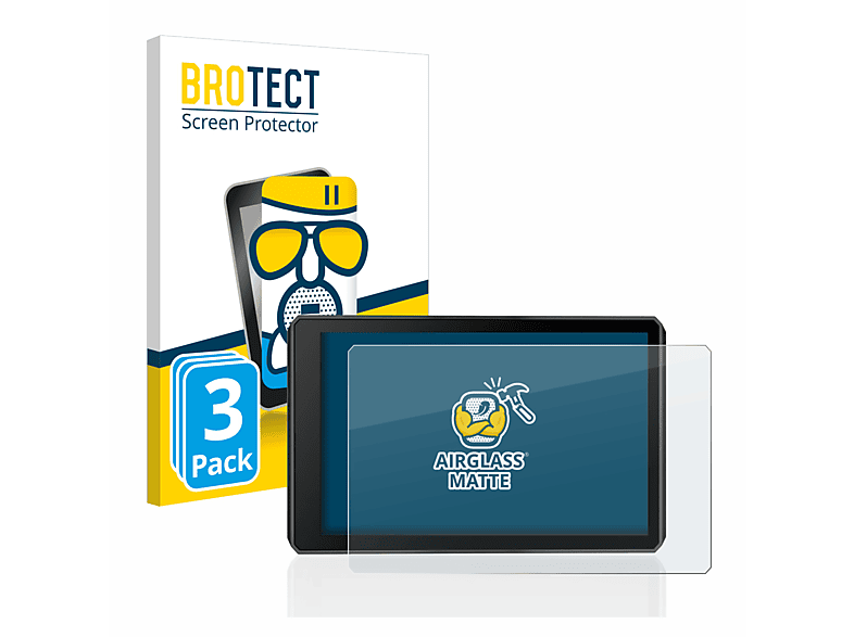 BROTECT 3x Airglass matte Schutzfolie(für Garmin zumo XT2) | Navi-Taschen & -Schutzfolien