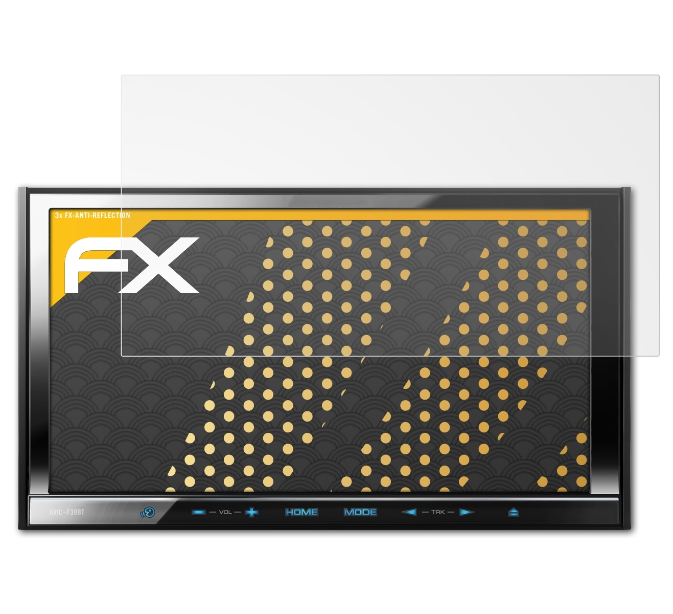 Displayschutz(für 3x ATFOLIX Avic-F30BT) Pioneer FX-Antireflex