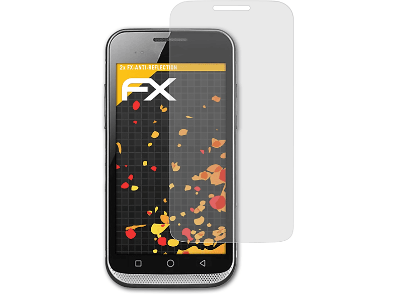 ATFOLIX 2x FX-Antireflex Displayschutz(für Bluebird EF501)