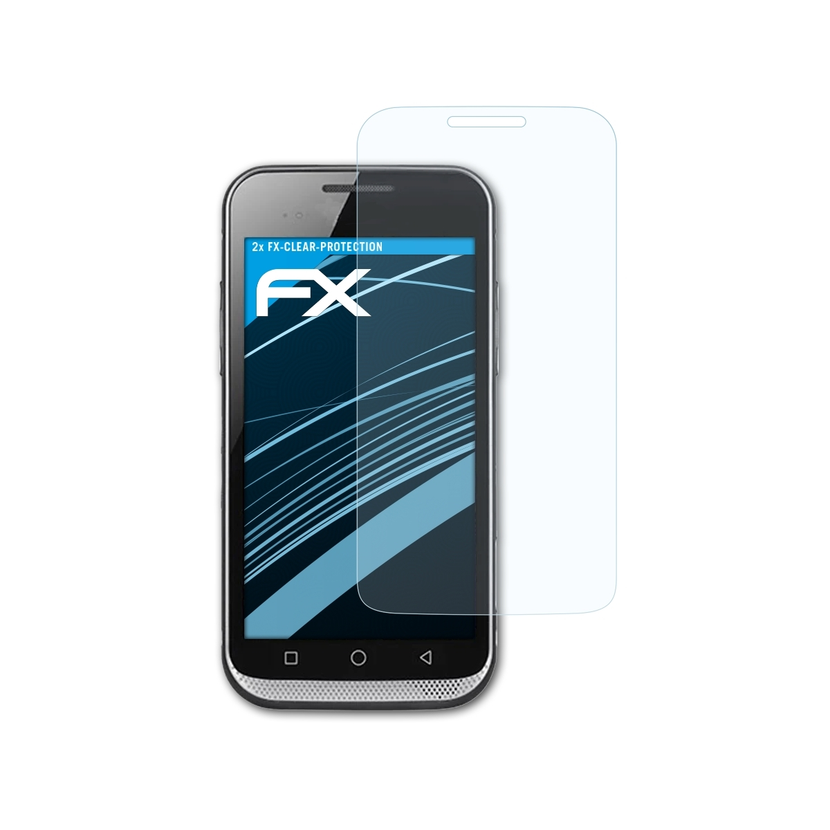 ATFOLIX FX-Clear 2x Displayschutz(für Bluebird EF501)