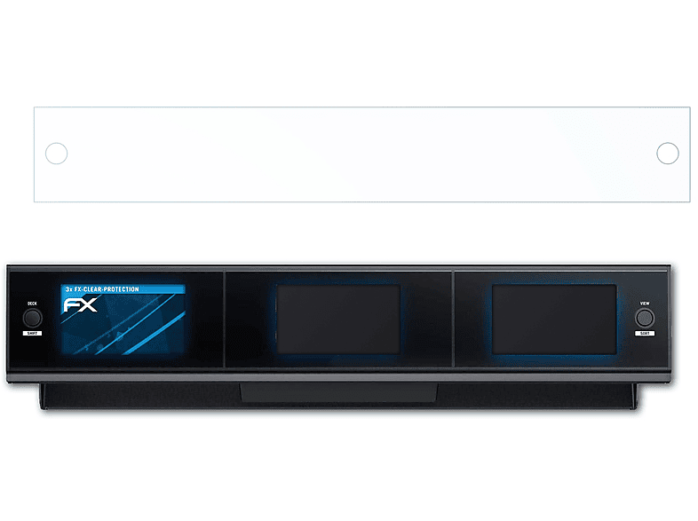 ATFOLIX 3x Dashboard) Displayschutz(für Numark FX-Clear