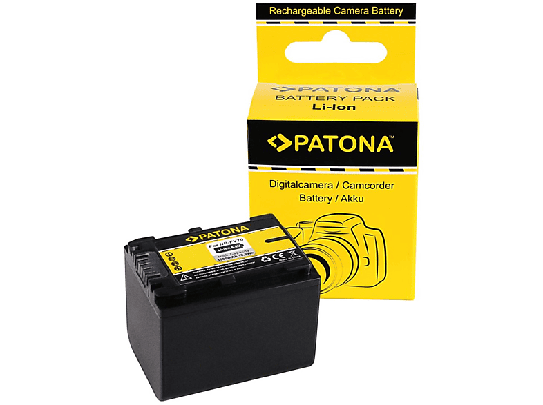 PATONA Akku kompatibel 1 Li-Ion 1500mAh Sony Stück für NP-FV70 Ersatzakku