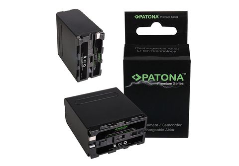 PATONA 2x Akku kompatibel für Sony NP-F990 Li-Ion Ersatzakku