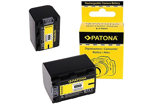 PATONA 2x Akku kompatibel für Sony NP-FH70 Li-Ion Ersatzakku, 1300mAh 2  Stück