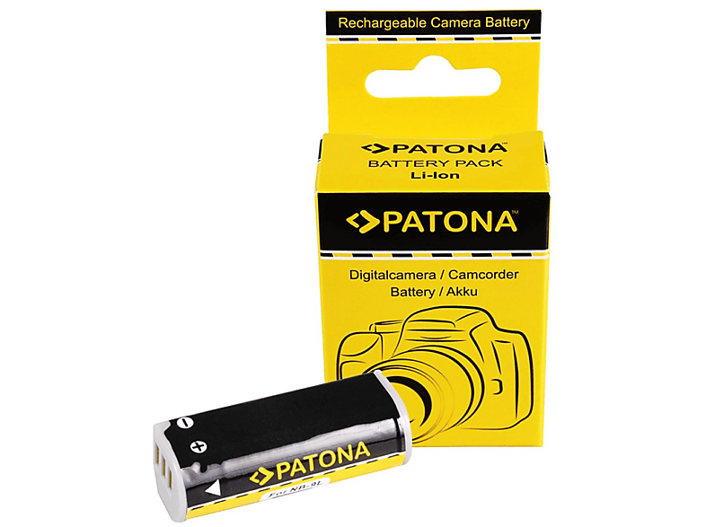PATONA Akku kompatibel für Canon NB-9L Li-Ion Ersatzakku, 3.5 Volt, 700mAh  1 Stück