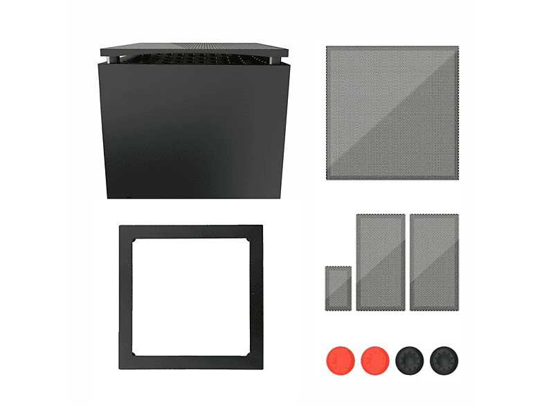 TADOW Staubnetz-Set, Multifunktionales Für Staubfilter-Kühlungsset, Konsolenzubehör, schwarz Xbox