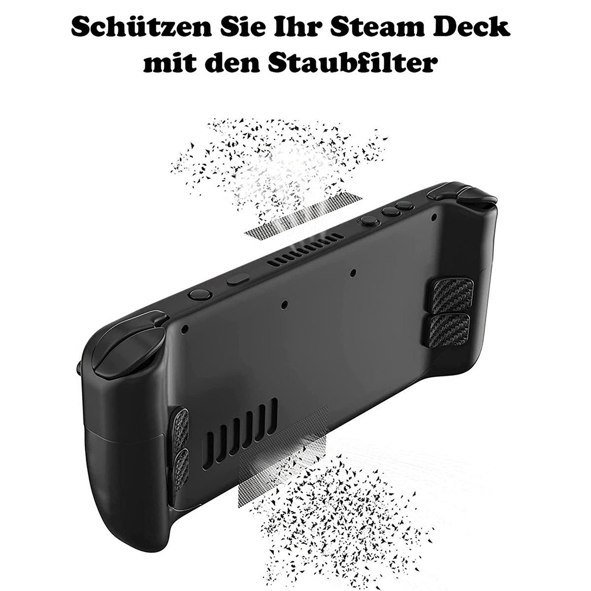 RESPIEL Steam Deck-Konsolenschutzkit, Schutzhülle, schwarz