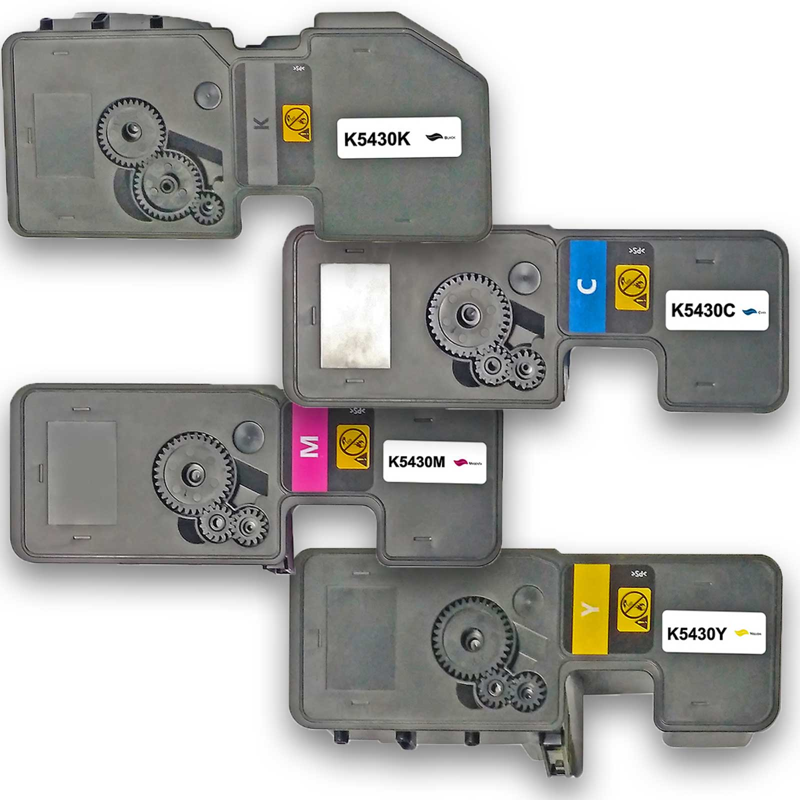 GIGAO TK-5430 Toner Patronen TK-5430K TK-5430C TK-5430M TK-5430Y Druckerpatronen kompatibel Multipack 4-Farben (Schwarz, Cyan, Magenta, Gelb) (TK-5430)