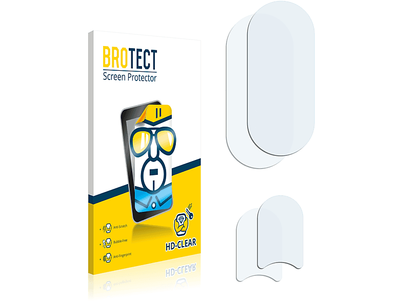 2x Axon Pro) klare Schutzfolie(für BROTECT ZTE 10