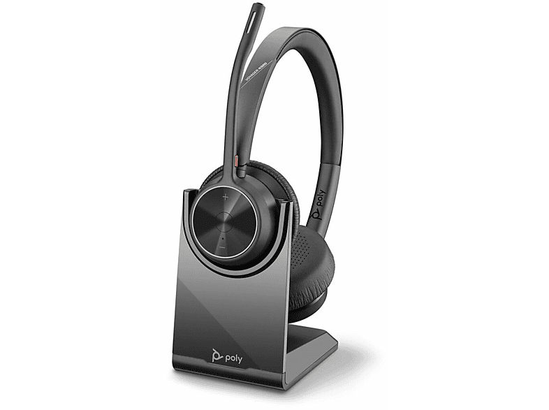4320, Bluetooth POLY kopfhörer On-ear Bluetooth Schwarz Voyager