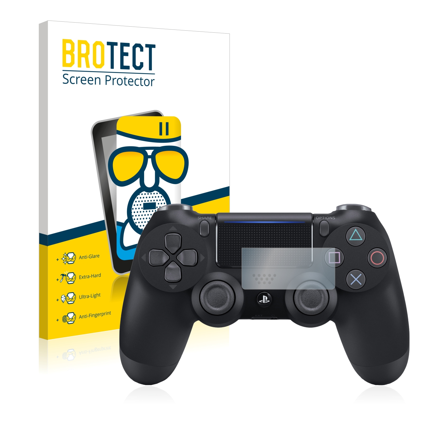 BROTECT Airglass matte Schutzfolie(für Sony DualShock 2019) PS4 4 Controller
