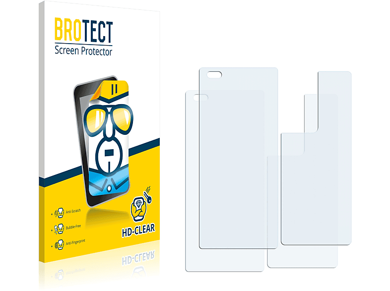 BROTECT 2x klare Schutzfolie(für Huawei Mate X2)