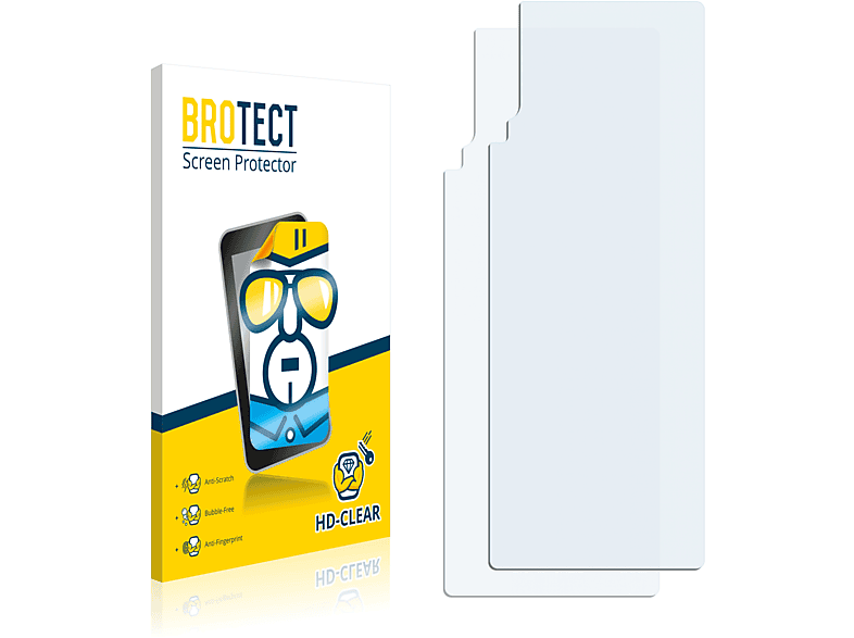 BROTECT 2x klare Schutzfolie(für Galaxy Samsung A30s)