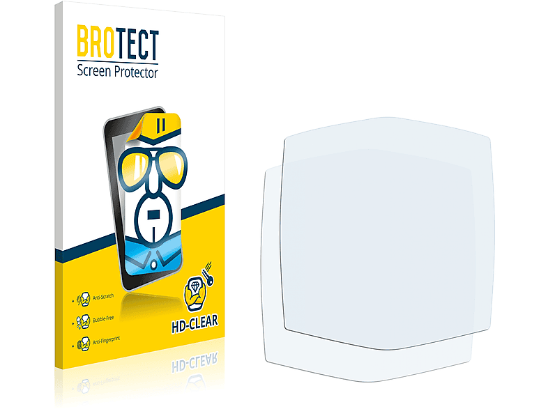 BROTECT 2x klare Schutzfolie(für CrazyFire Bike Computer)