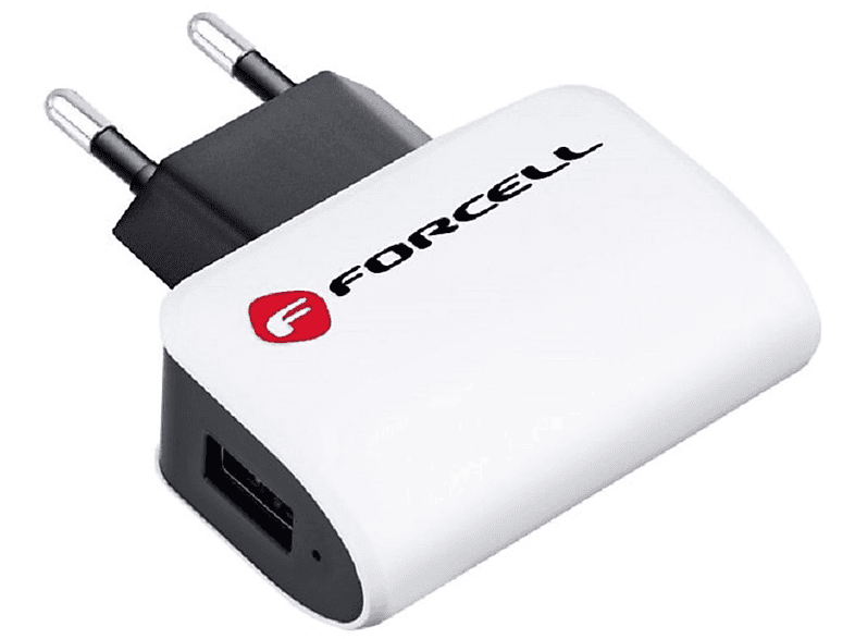 Ladegerät FORCELL Weiß USB Universal,