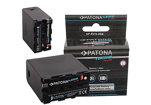PATONA 2x Akku kompatibel für Sony NP-F970 Li-Ion Ersatzakku