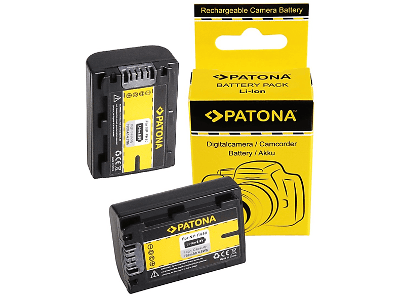 Batteria PATONA PREMIUM NP-F750 5200mAh Per Sony - Doppio Pack Con LED - Foto 4