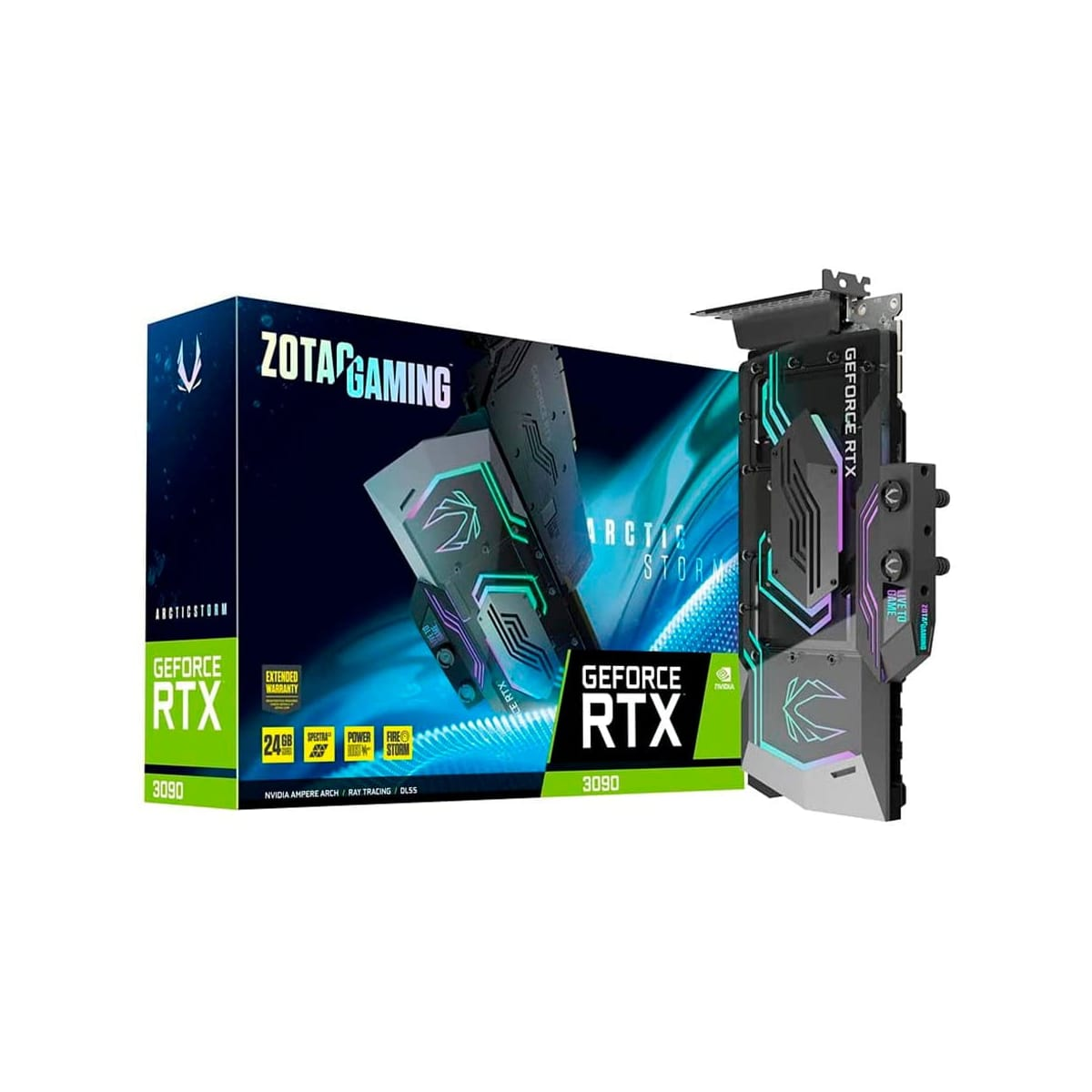 ZOTAC ZT-A30900Q-30P RTX 3090 Grafikkarte) 24GB (NVIDIA, ARCTICSTORM