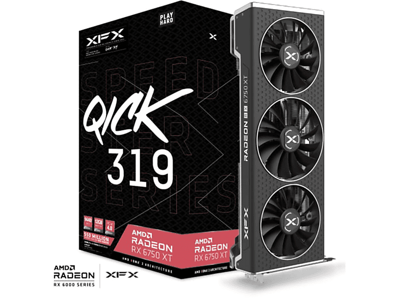 Tarjeta Gráfica - XFX Speedster QICK319 Radeon RX 6750XT