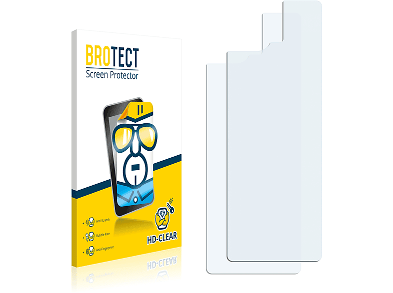 BROTECT 2x klare Schutzfolie(für Motorola One 5G)