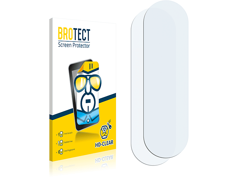 BROTECT X) Remote 2x Schutzfolie(für klare Sevenhugs Smart