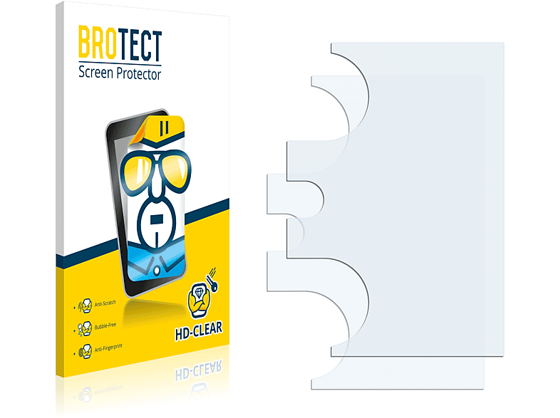 BROTECT 2x klare Schutzfolie(für Touch Duo) Pro