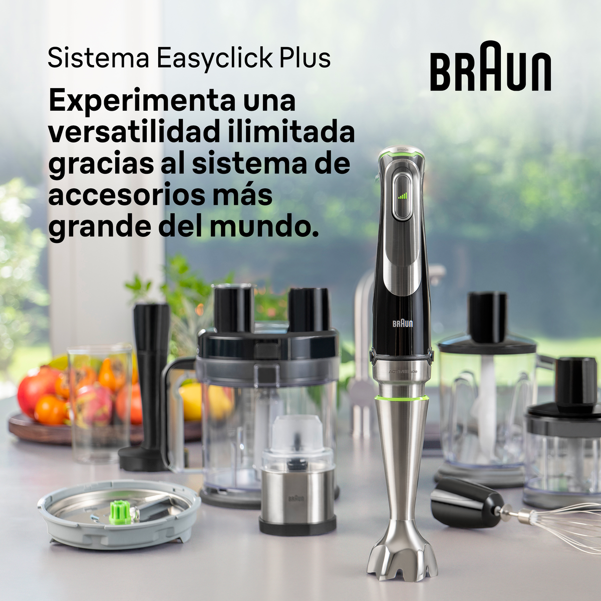 Blender ręczny BRAUN MultiQuick 9 MQ 9187XLI Czarny, Stal nierdzewna