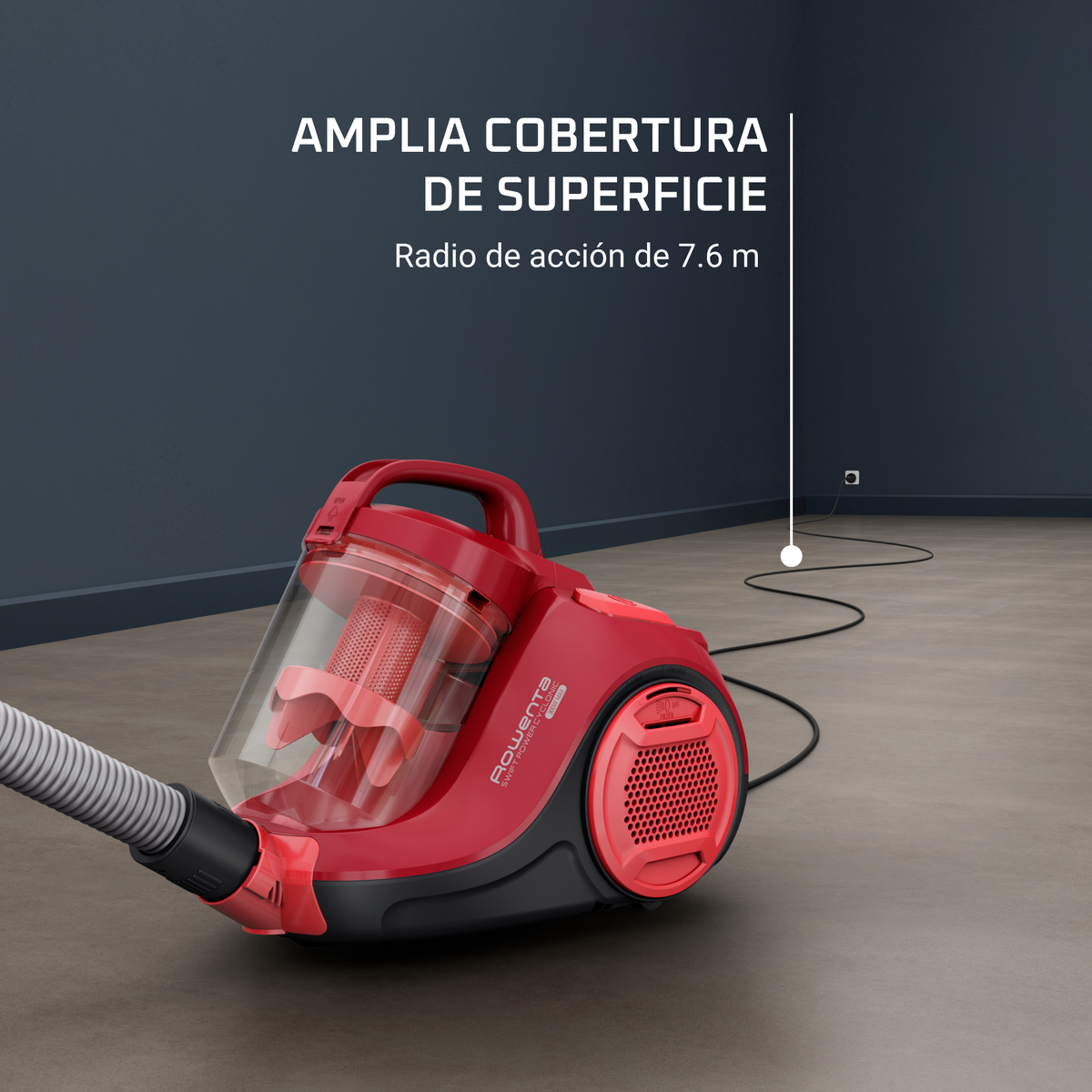 Odkurzacz Bezworkowy ROWENTA Swift Power RO2913 Czerwony