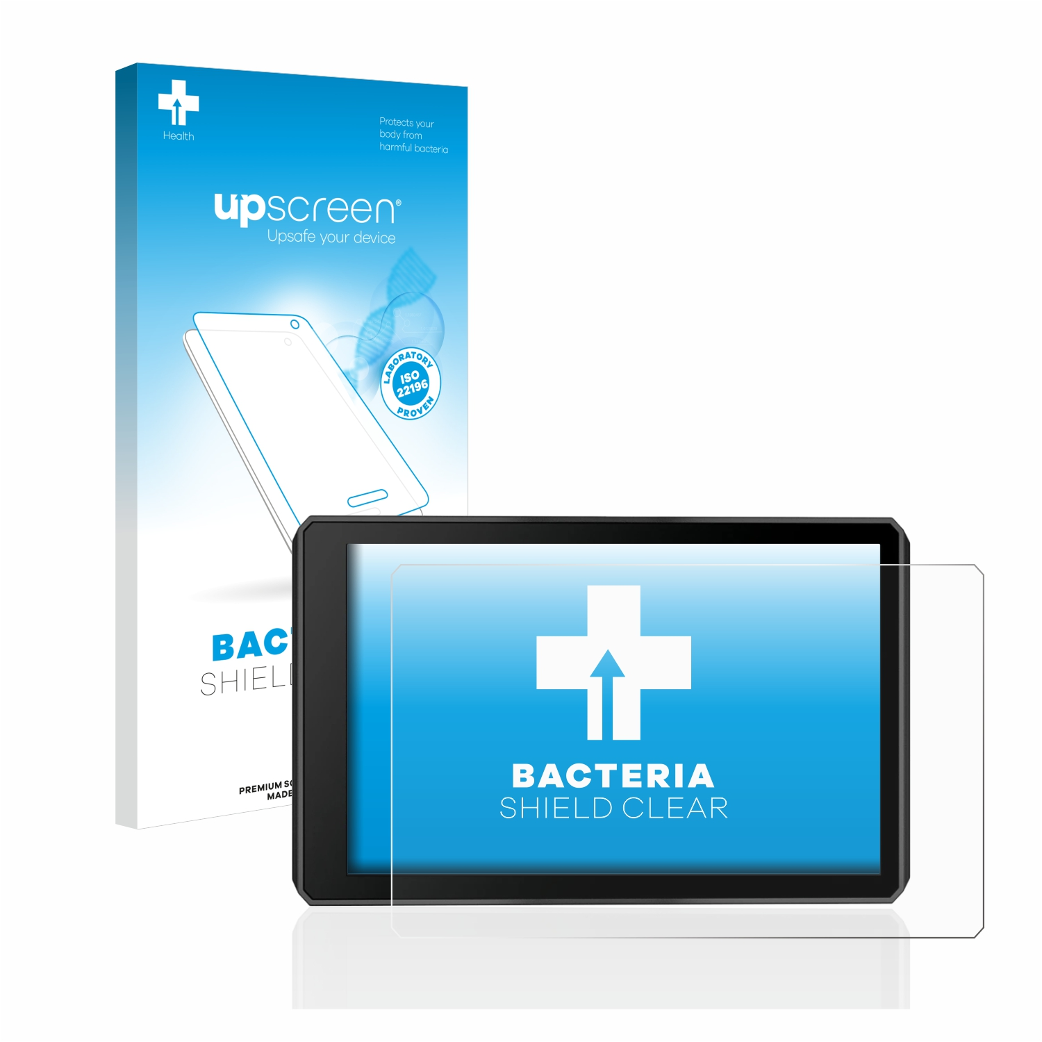 UPSCREEN antibakteriell klare XT2) Garmin zumo Schutzfolie(für
