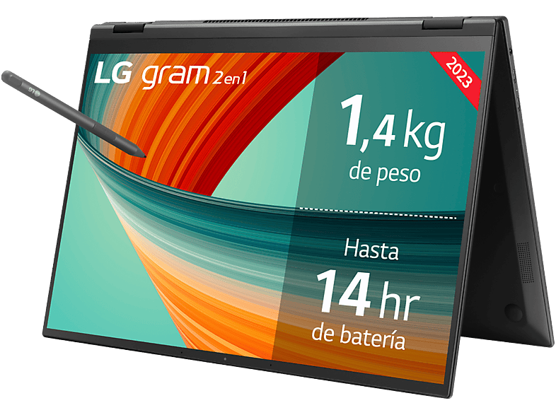 LG S7787118, Convertible mit Zoll 512 Prozesssor, SSD, 16 Schwarz 16 GB Display, RAM, GB