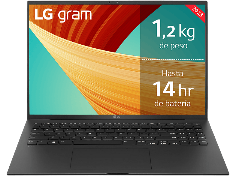 LG 16Z90R-E.AD75B, Notebook mit 16 Zoll Display Touchscreen, Intel® Core™ i7 Prozessor, 32 GB RAM, 512 GB SSD, Schwarz | Gaming-Notebooks