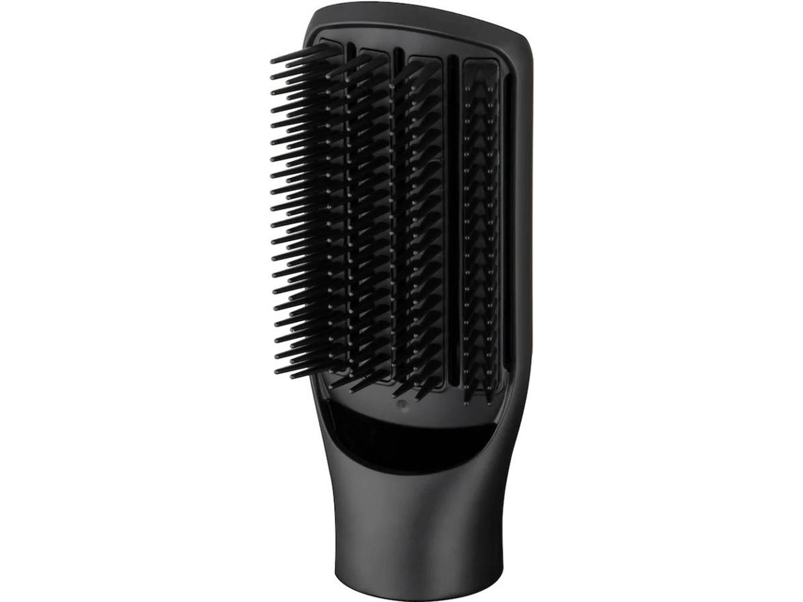 Czarna nasadka do suszarki do włosów z włosiem. Przeznaczona do stylizacji i suszenia włosów.