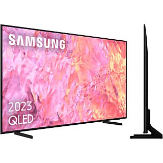 TV QLED 55" - SAMSUNG TQ55Q60CAUXXC, UHD 4K, Quantum Processor Lite 4K, Smart TV, DVB-T2 (H.265), Negro