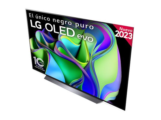 TV OLED 83" - LG OLED83C34LA, UHD 4K, Inteligente α9  4K Gen6, Smart TV, DVB-T2 (H.265), Negro
