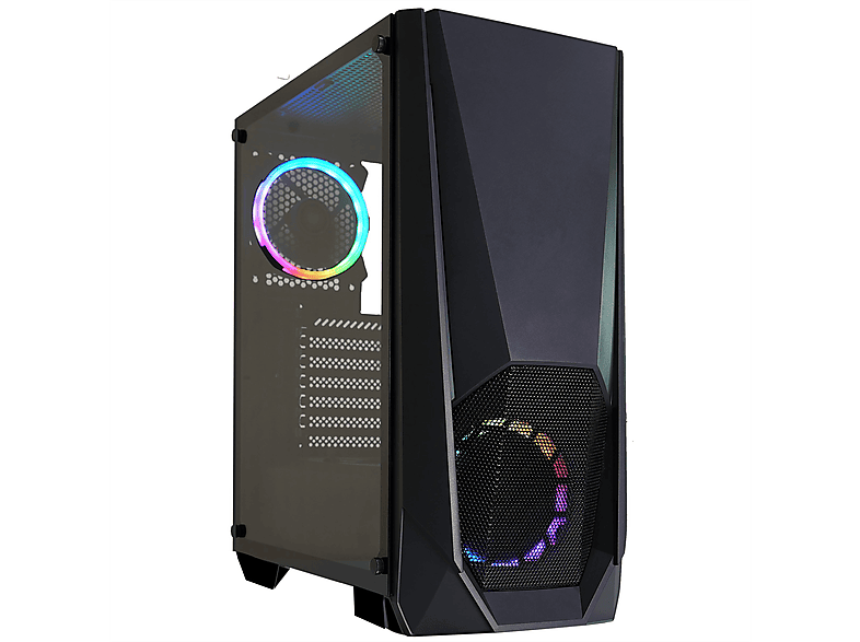 XILENCE Xilent Blast X505.ARGB Gaming PC Gehäuse, RGB ATX Midi Tower ...