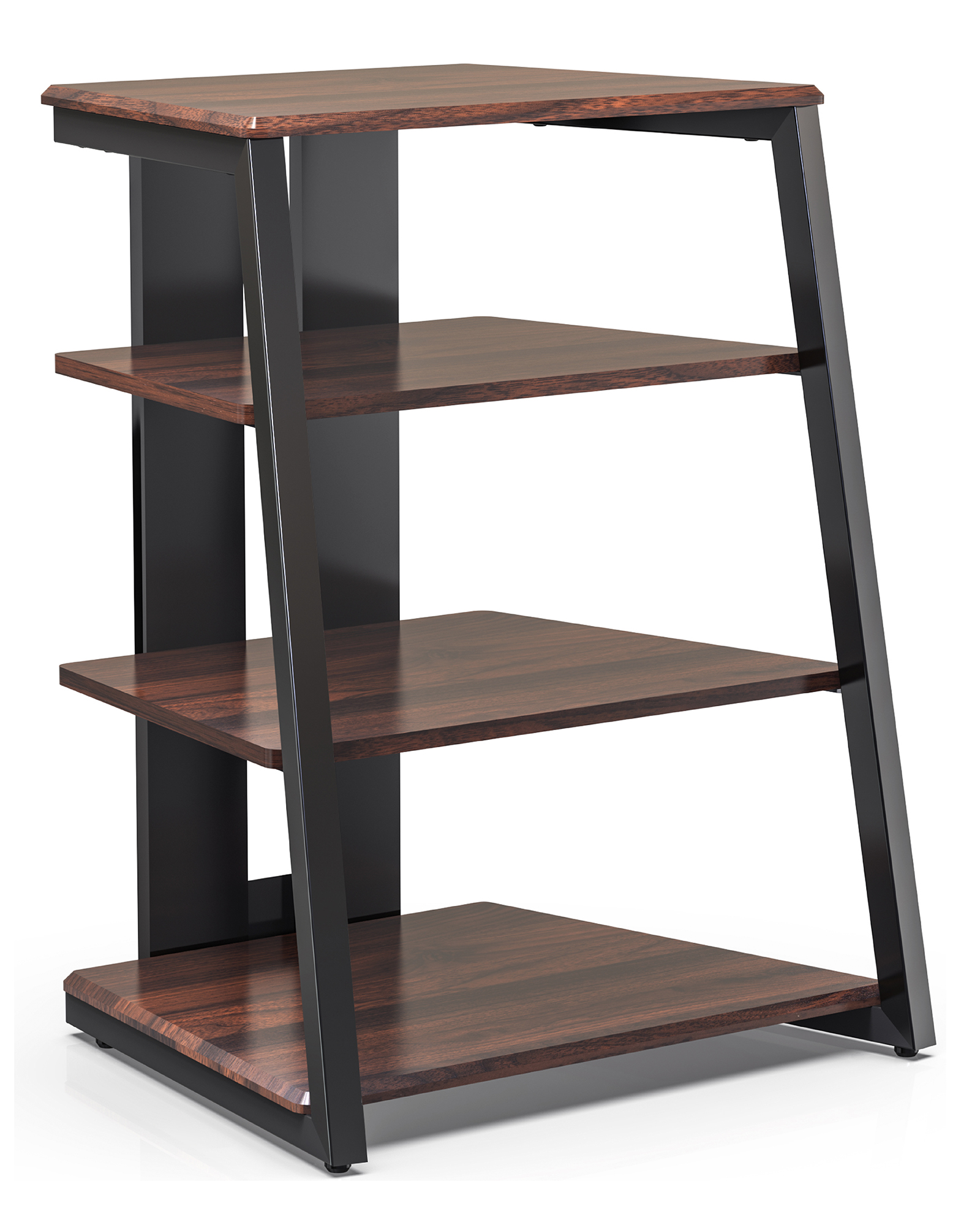 Plattenspieler Bluetooth FITUEYES DESIGN Plattenspieler Tisch Aus Holz, Großes Hifi Rack Mit Der Regal Für Plattenspieler