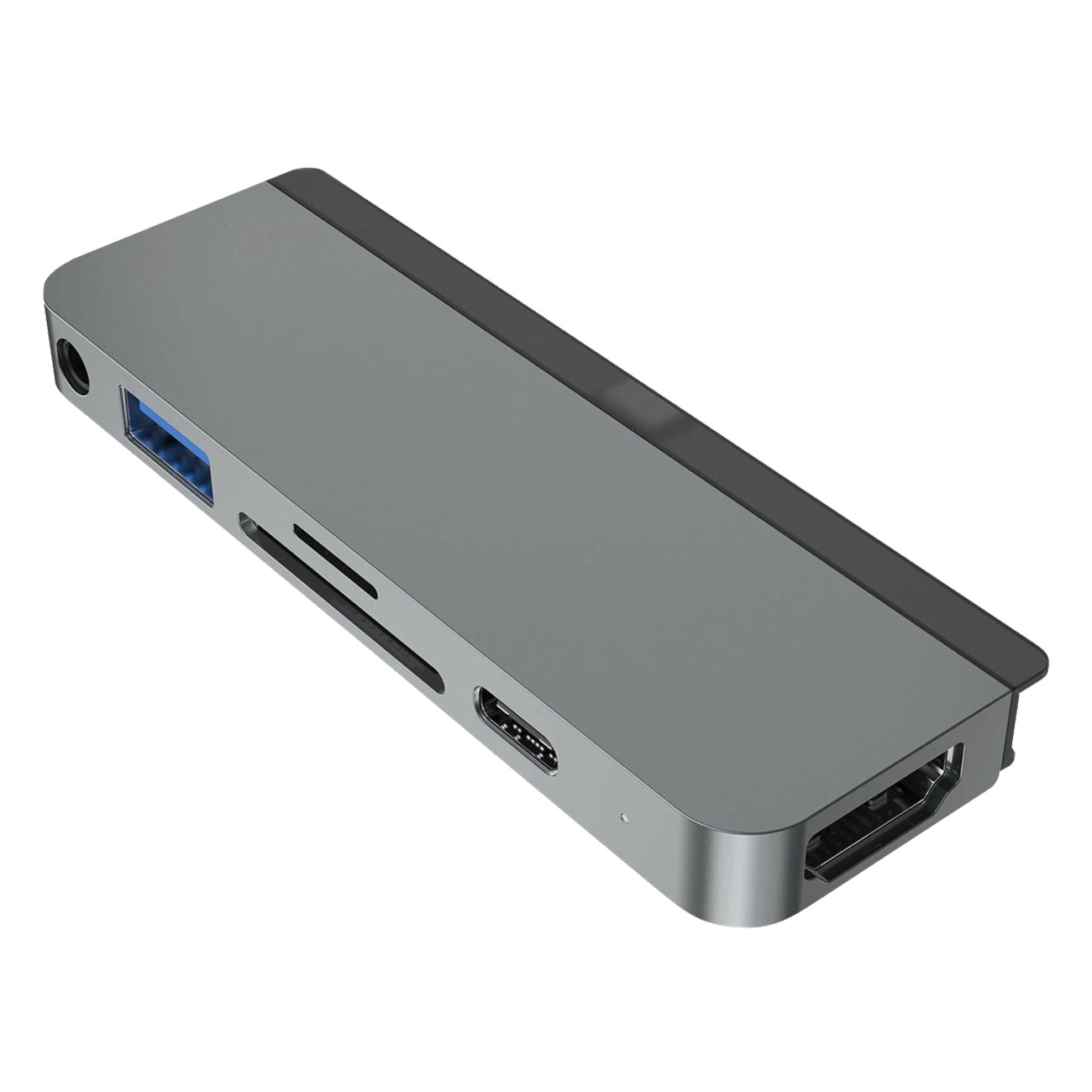 HYPER Drive 6-in-1 Dockingstation, Grau Type-C USB