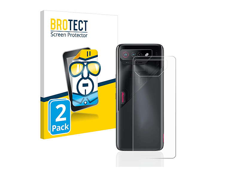 ASUS 2x BROTECT klare Phone Schutzfolie(für ROG 7)