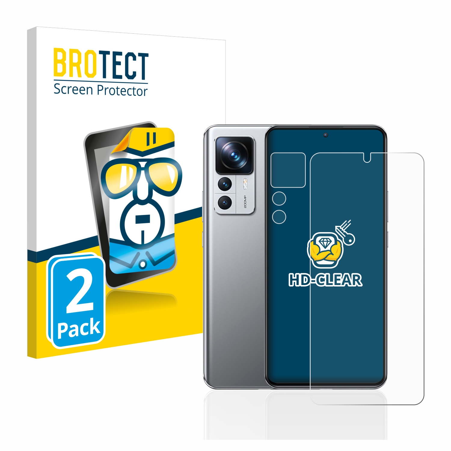 BROTECT 2x klare Schutzfolie(für 12T Pro) Xiaomi