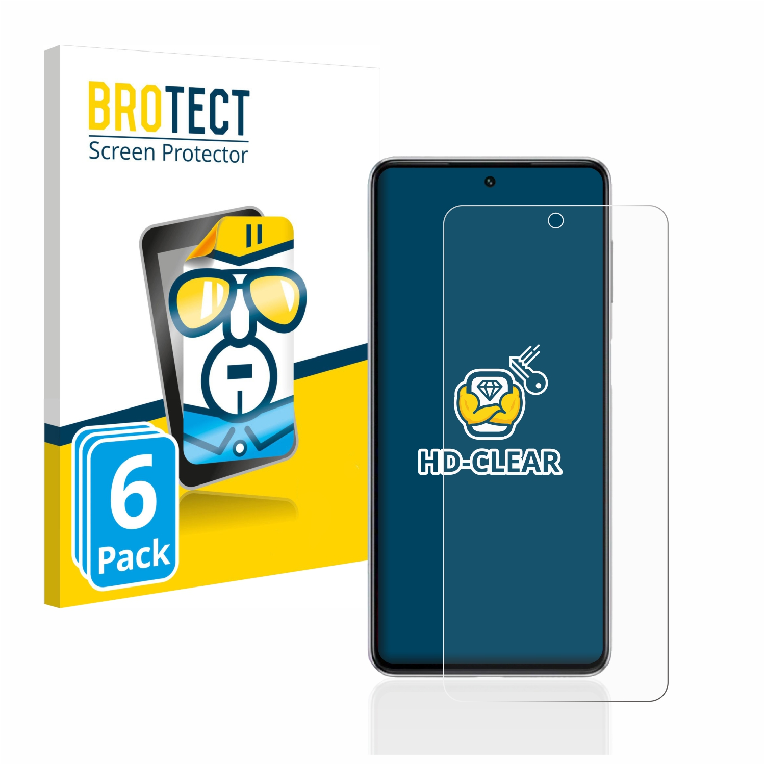 BROTECT Samsung Galaxy M54) Schutzfolie(für 6x klare