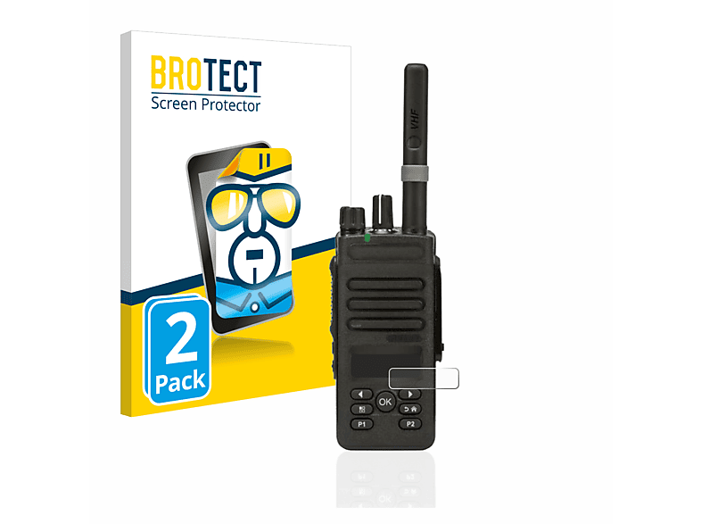 DP2600E) Motorola Schutzfolie(für BROTECT 2x klare