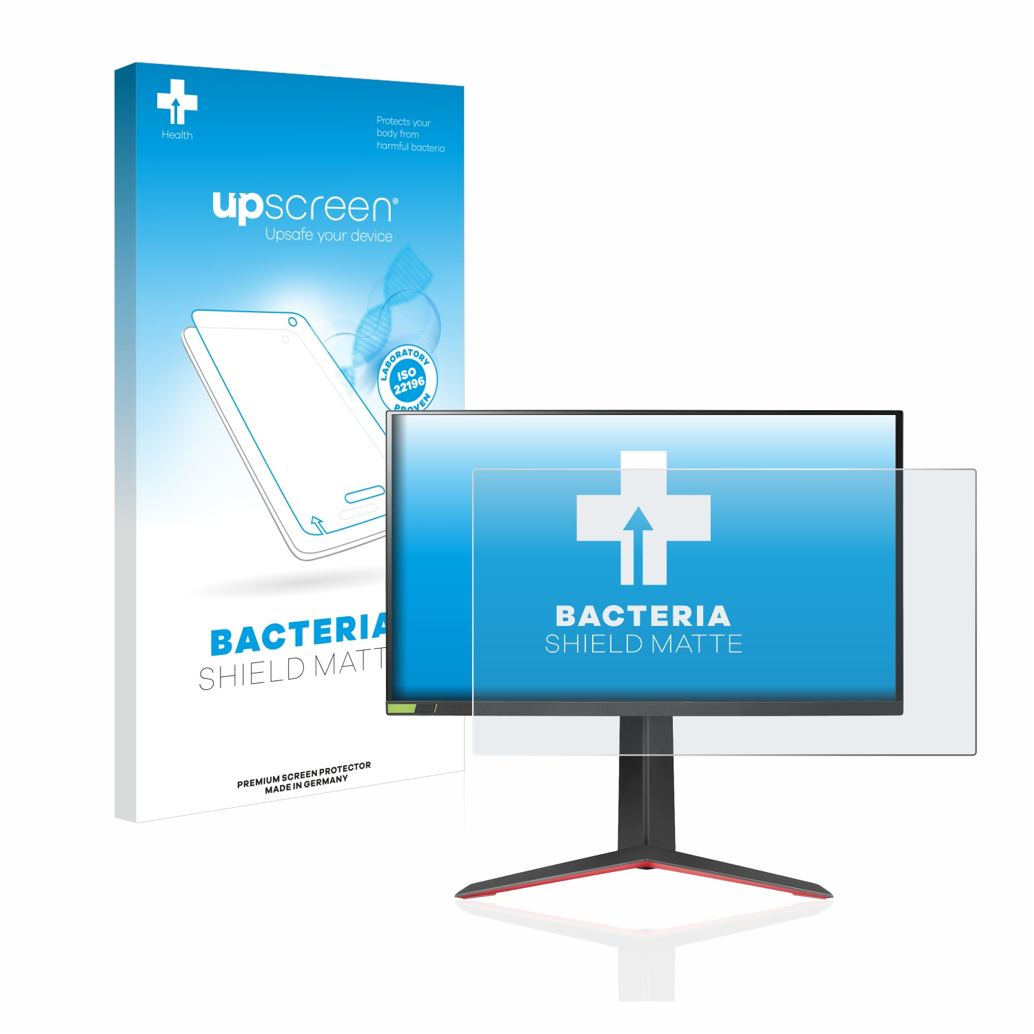 UPSCREEN antibakteriell entspiegelt matte Schutzfolie(für LG UltraGear 27GP850-B)