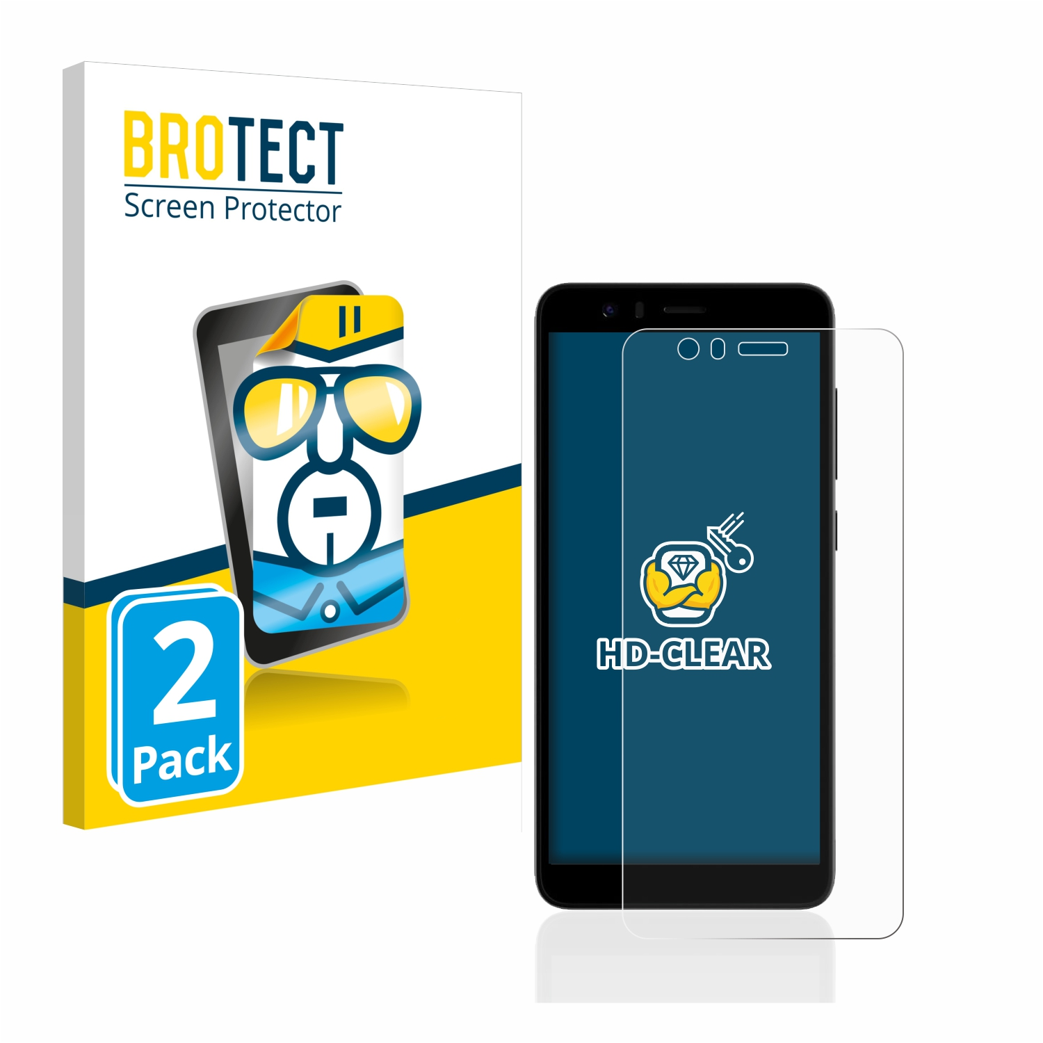 BROTECT 2x klare Schutzfolie(für JioPhone Next)