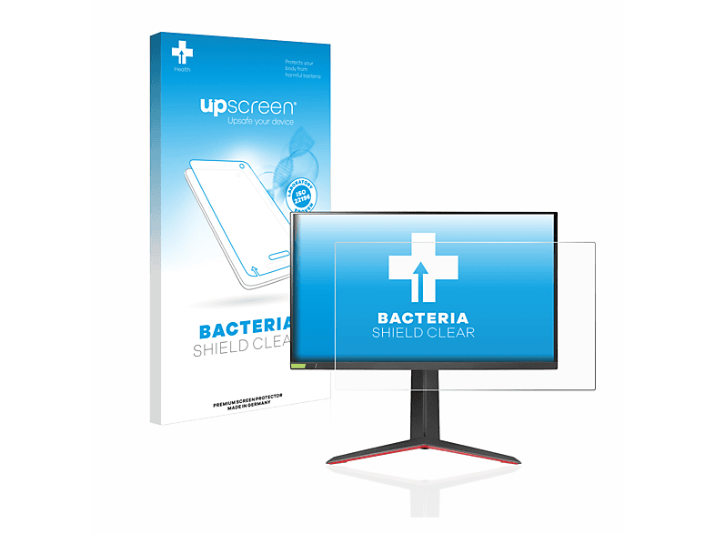 UPSCREEN antibakteriell klare Schutzfolie(für LG UltraGear 27GP850-B)